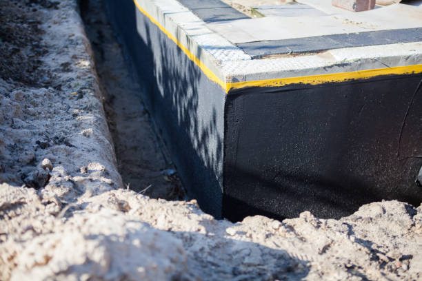 Residential Interior Drainage System installation at a Palmyra, WI home by SJ Waterproofing Pros